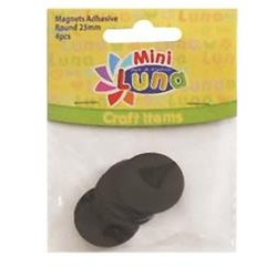 ΜΑΓΝΗΤΕΣ ΑΥΤΟΚΟΛΛΗΤΟΙ ΣΤΡΟΓΓΥΛΟΙ 25mm