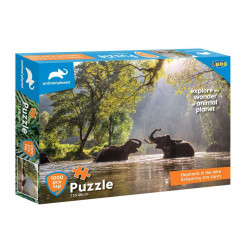 PUZZLE 1000TEM  ANIMAL PLANET ΕΛΕΦΑΝΤΕΣ ΣΤΗ ΛΙΜΝΗ PUZZLE 1000TEM  ANIMAL PLANET ΕΛΕΦΑΝΤΕΣ ΣΤΗ ΛΙΜΝΗ
