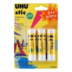 ΚΟΛΛΑ UHU STICK 2+1 8 GR