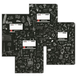 DOODLE ΤΕΤΡΆΔΙΟ ΡΙΓΈ 17X25 50Φ.