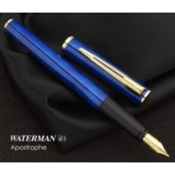 WATERMAN APOSTROPHE MARBLE BLUE GT FOUNTAIN PEN WATERMAN APOSTROPHE MARBLE BLUE GT FOUNTAIN PEN